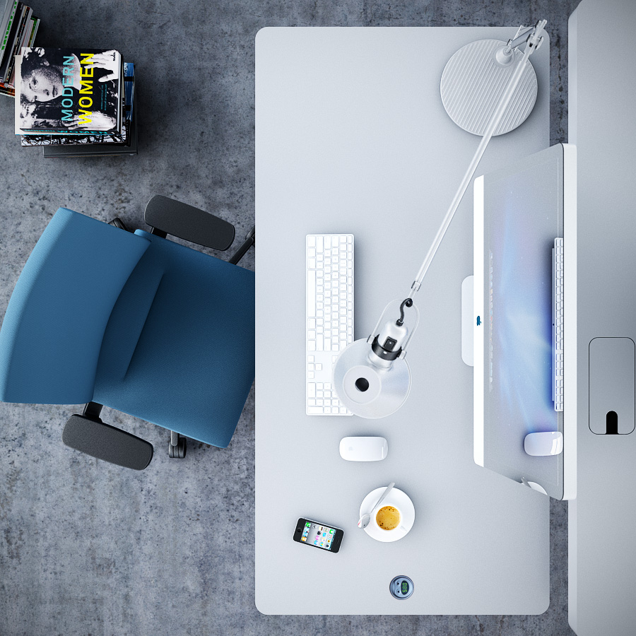 Comfortable-Hip-Futuristic-Computer-Furniture-Workstation-Design-in-White-and-Blue-Color